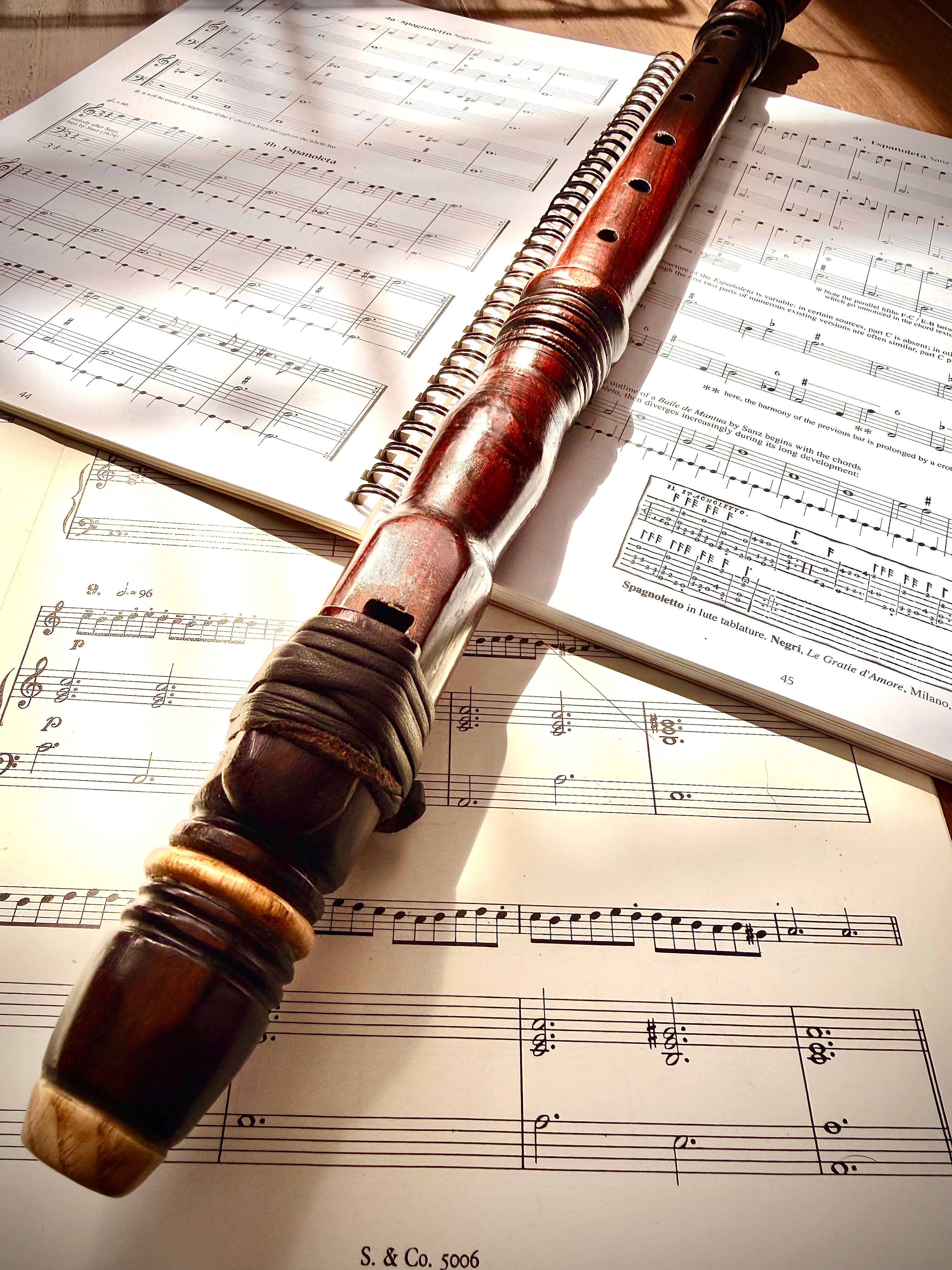 Signature hybrid Alto 8 holed Recorder flute(Key of F 440hz) made byto order