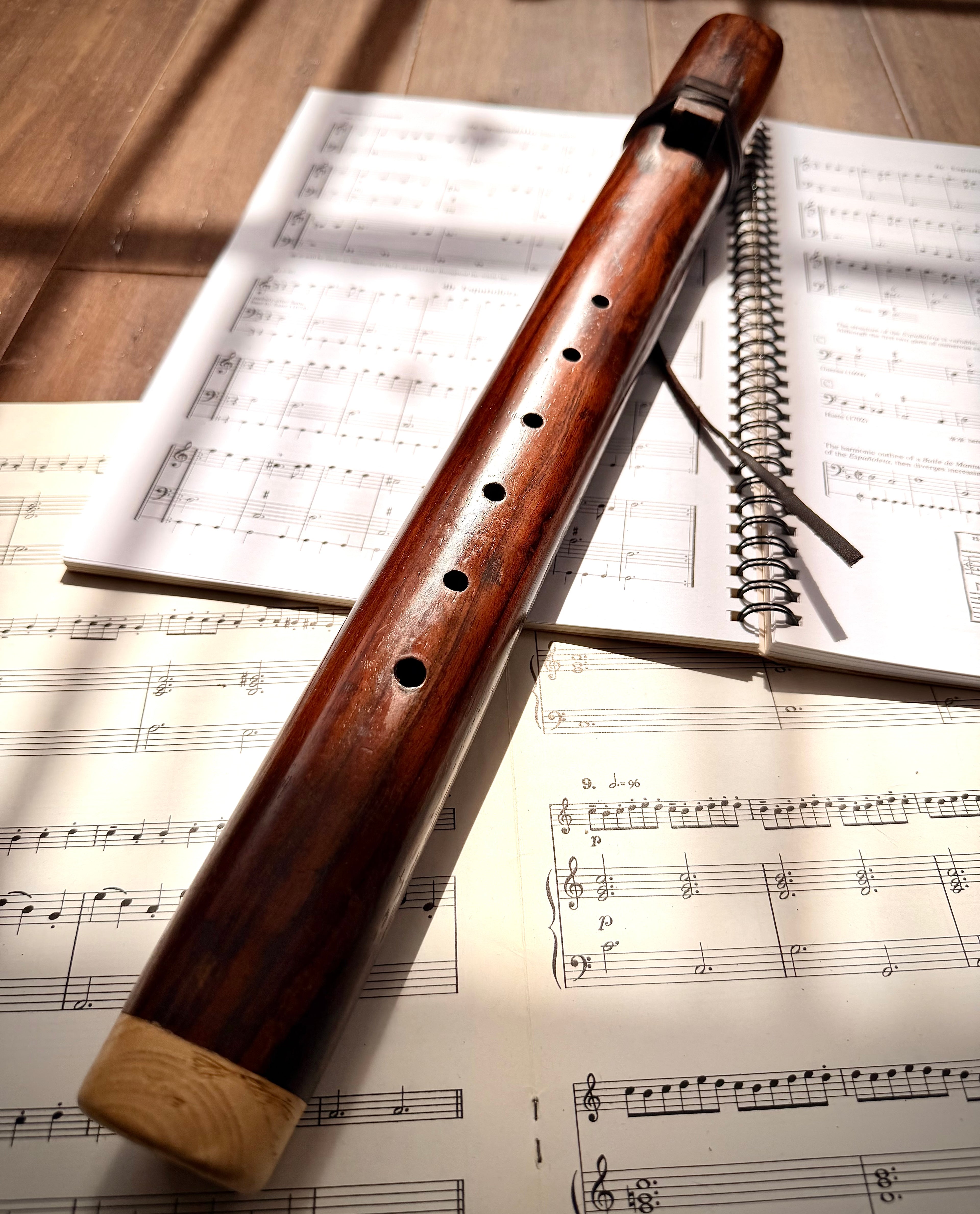 (Available now)
Native American Style Flute In Rosewood - In the key of G 432hz