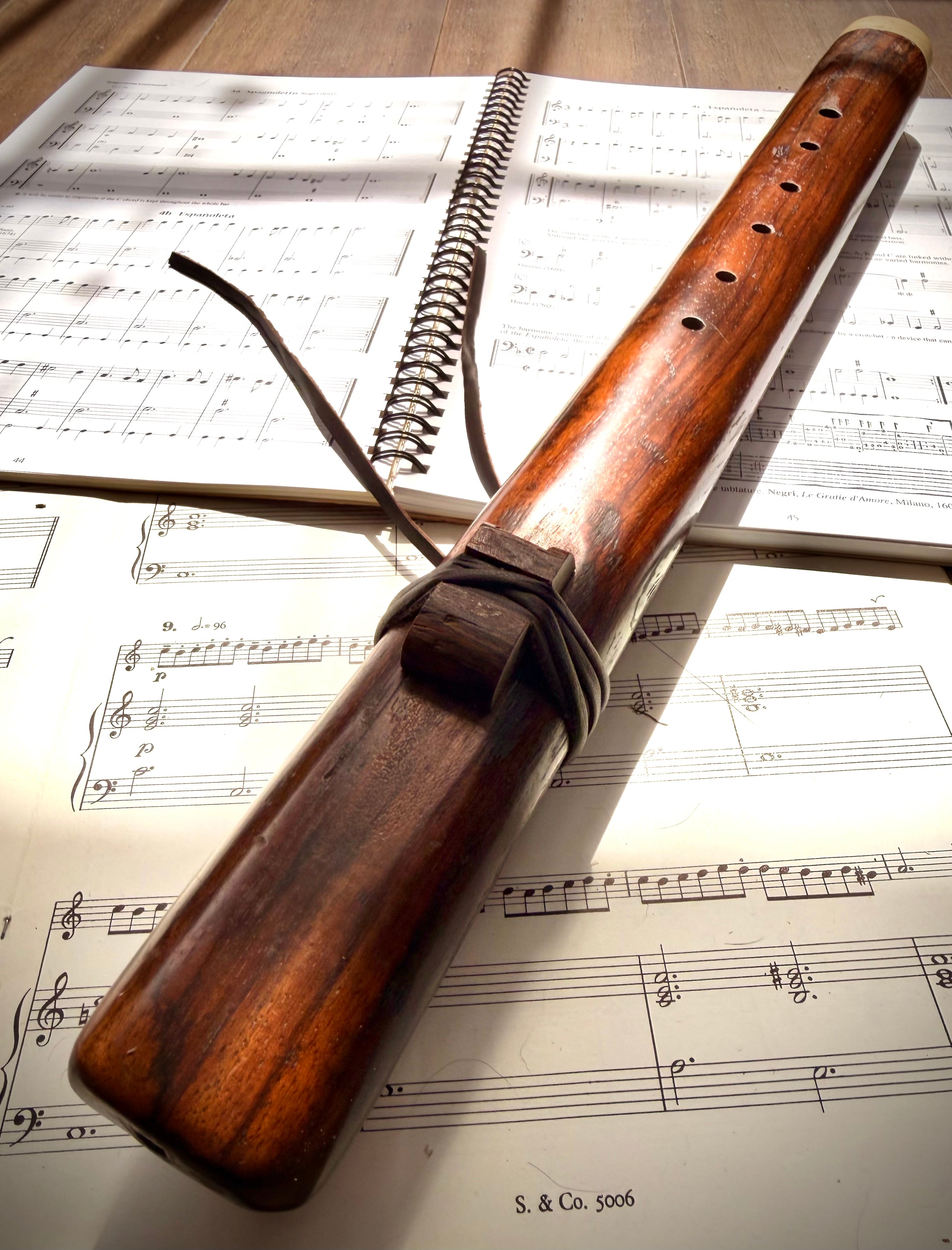 (Available now)
Native American Style Flute In Rosewood - In the key of G 432hz