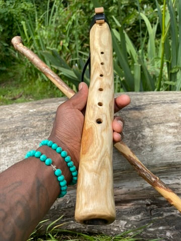 Native Style Flute Key of G# 432hz Ashwood (Branch Flute) Available now!