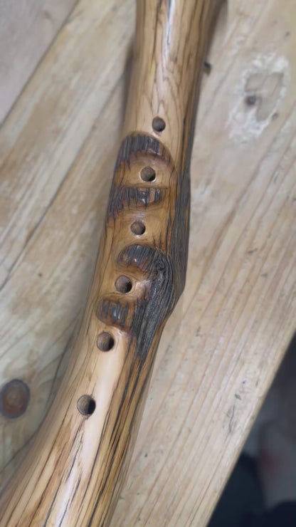 Native Style Branch Flute Key of E 432hz English Oak. Available now!