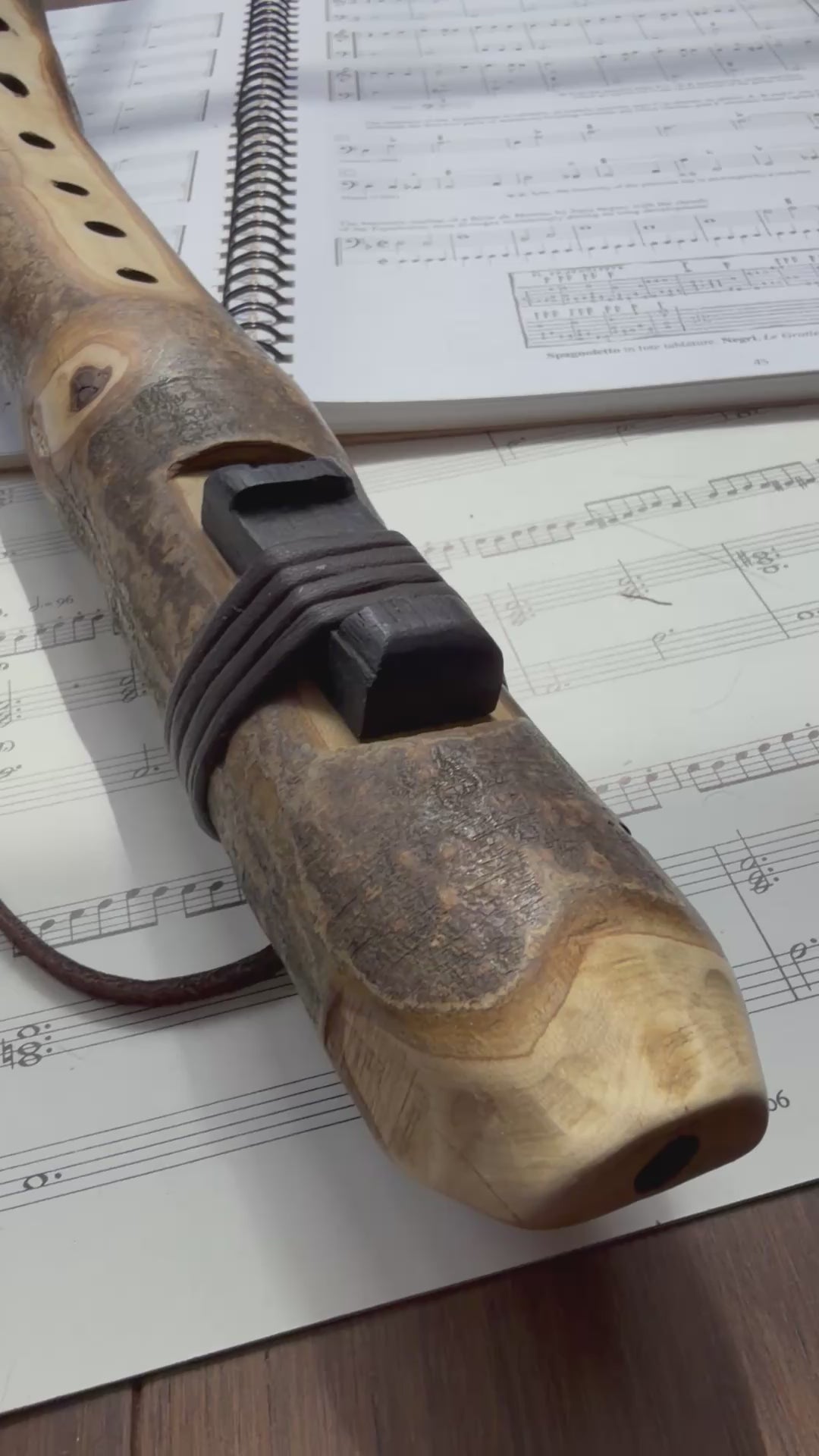 Custom signature Native American Style Flute Holly & Bog Oak Am 432hz (Available now)