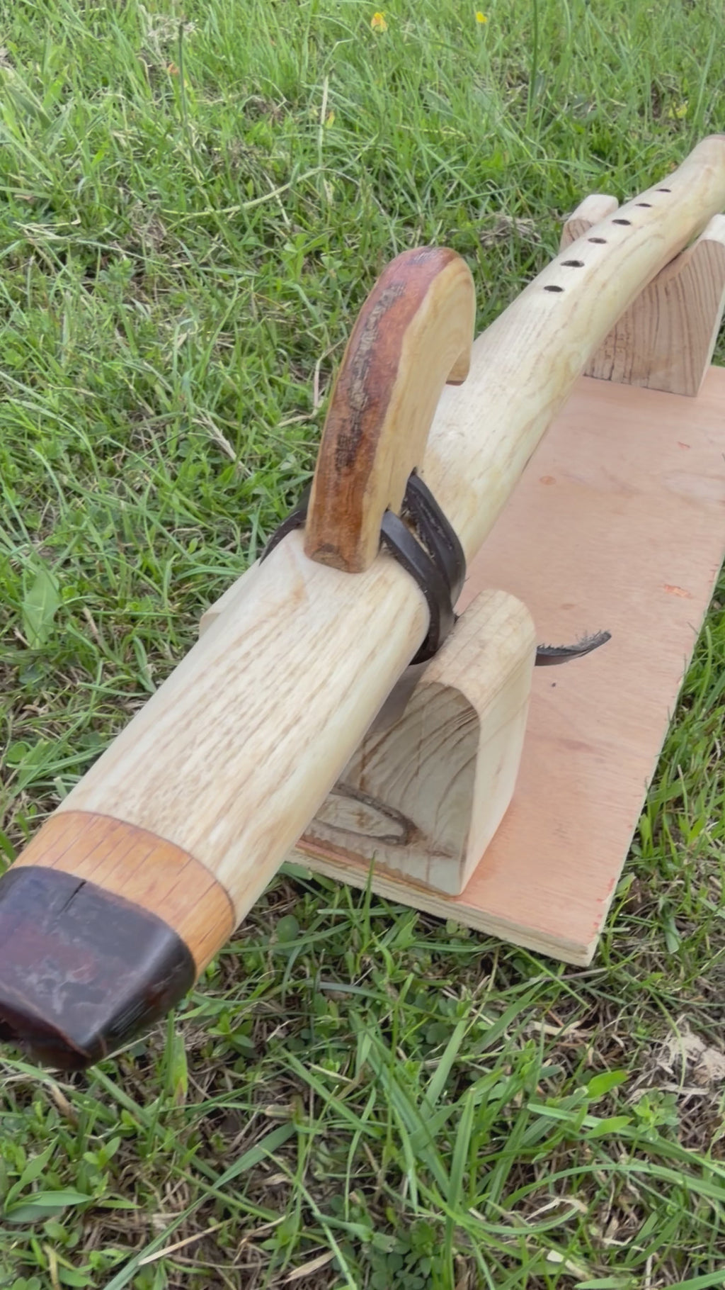 Custom Signature Available now! Handcrafted Native Style branch Flute (Key of F#) Ash wood