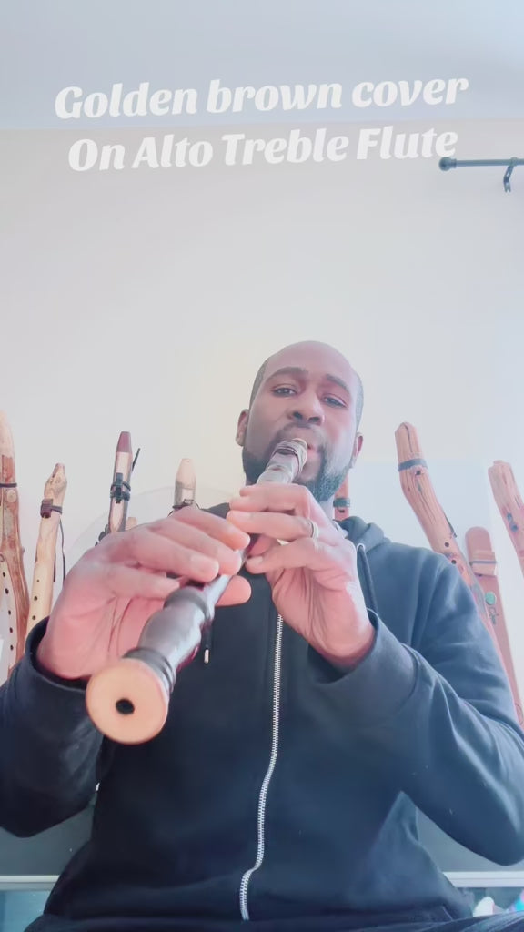 Signature hybrid Alto 8 holed Recorder flute(Key of F 440hz) made byto order